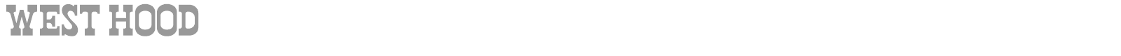 West Hood font preview